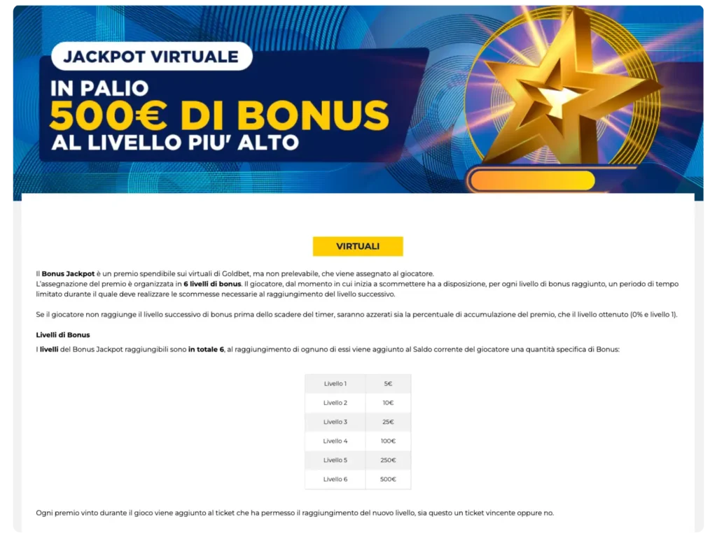 codice promozionale goldbet